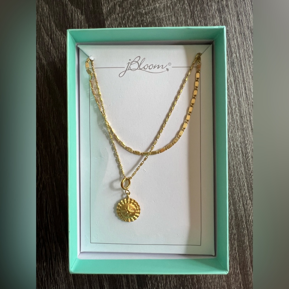 JBloom gold necklace